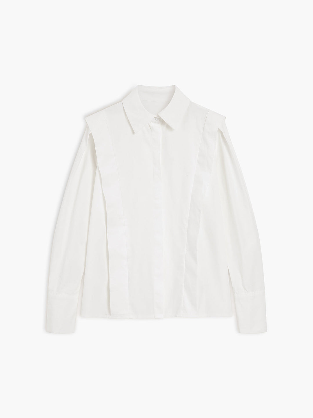 Womens Collared Blouse Polyester Straight Fit Shirt