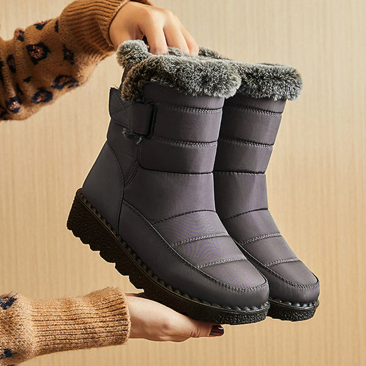 Womens Snow Boots Faux Fur Lining Warm