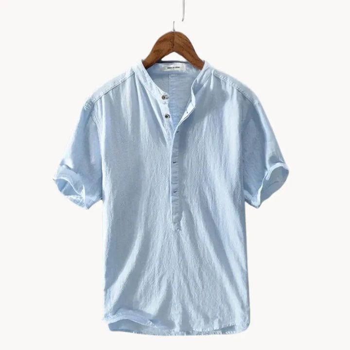 Mens Linen Shirt Relaxed Fit - BritishMode
