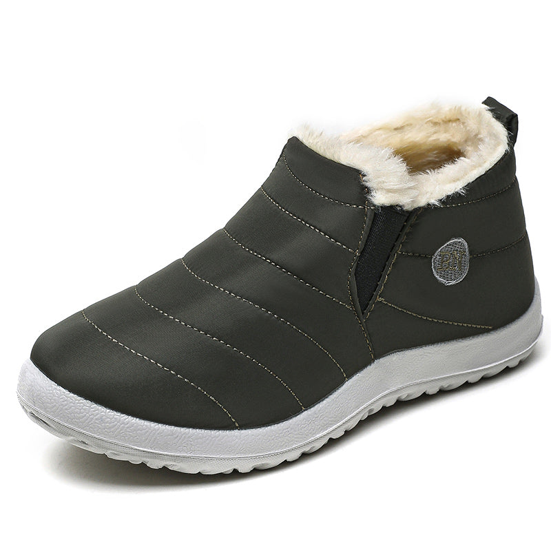 Mens Slip-On Boots with Fur Lining
