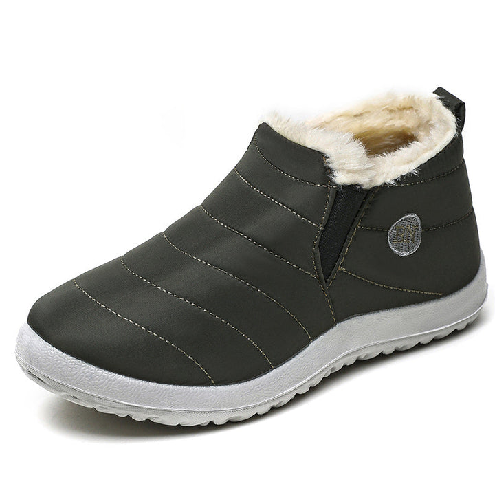 Mens Slip-On Boots with Fur Lining