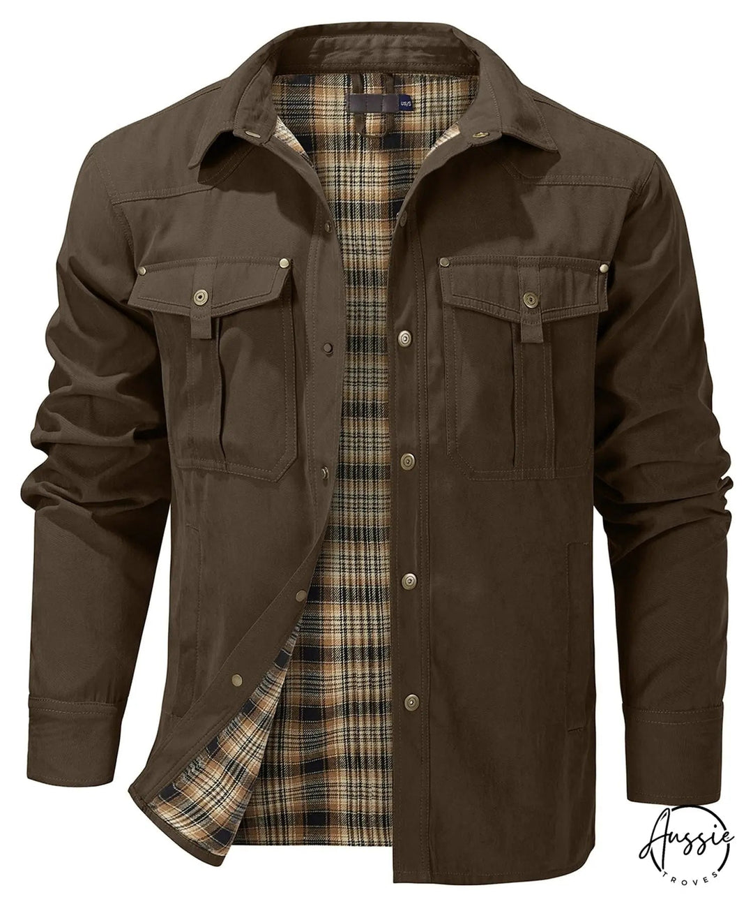 Mens Rover Jacket with Flannel Lining