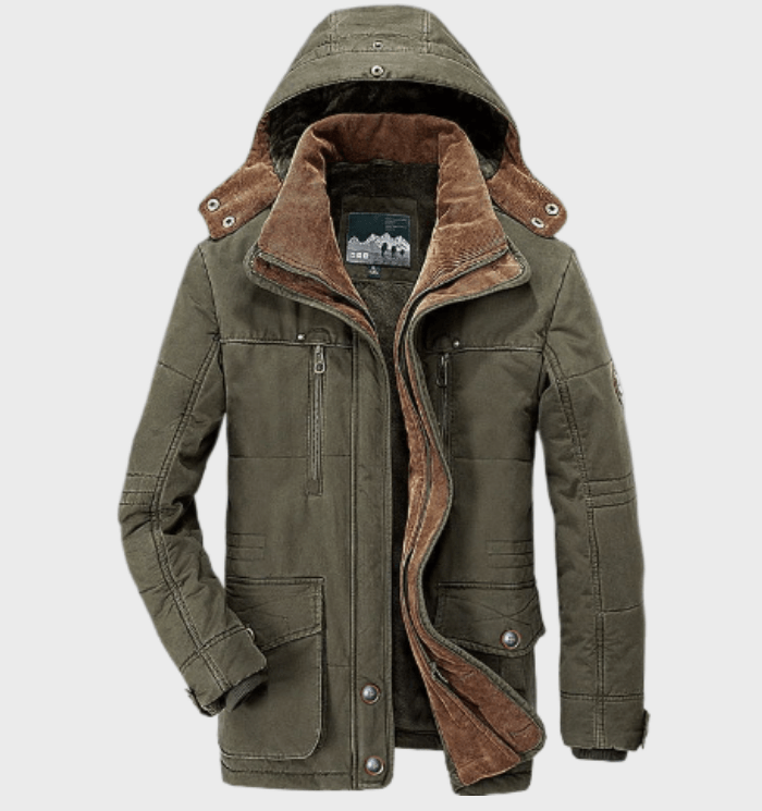 Mens Waterproof Winter Jacket Breathable Insulated Fit - BritishMode