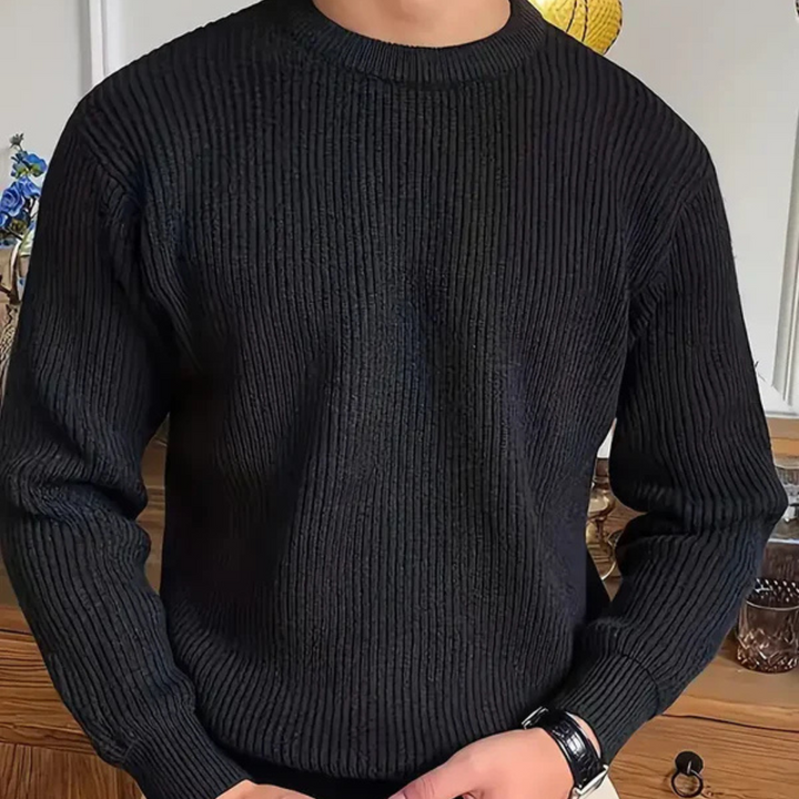 Mens Casual Sweater Knit Relaxed Fit - BritishMode