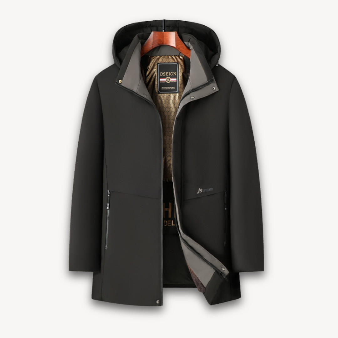 Mens Waterproof Softshell Jacket Lightweight Windproof Hooded