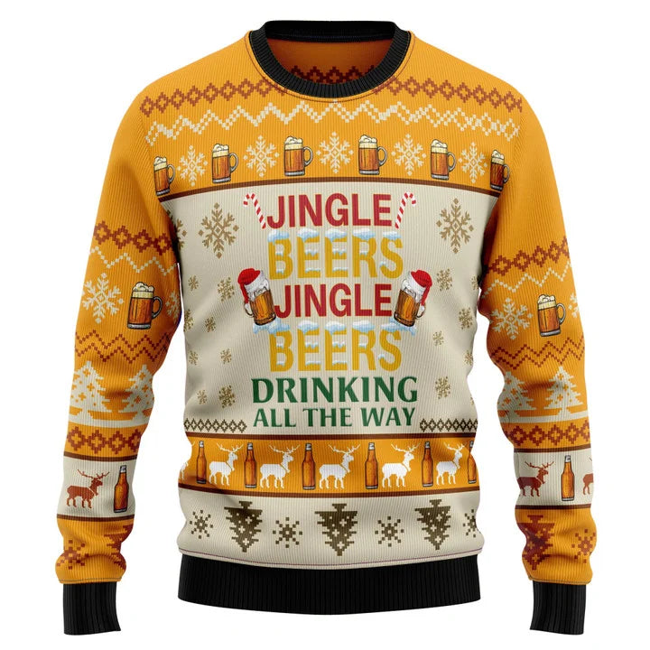 Mens Christmas Sweater Festive Knit Regular Fit - BritishMode