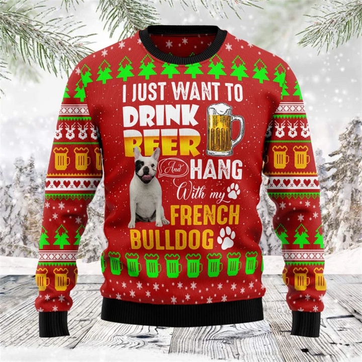 Mens Christmas Sweater Festive Knit Regular Fit