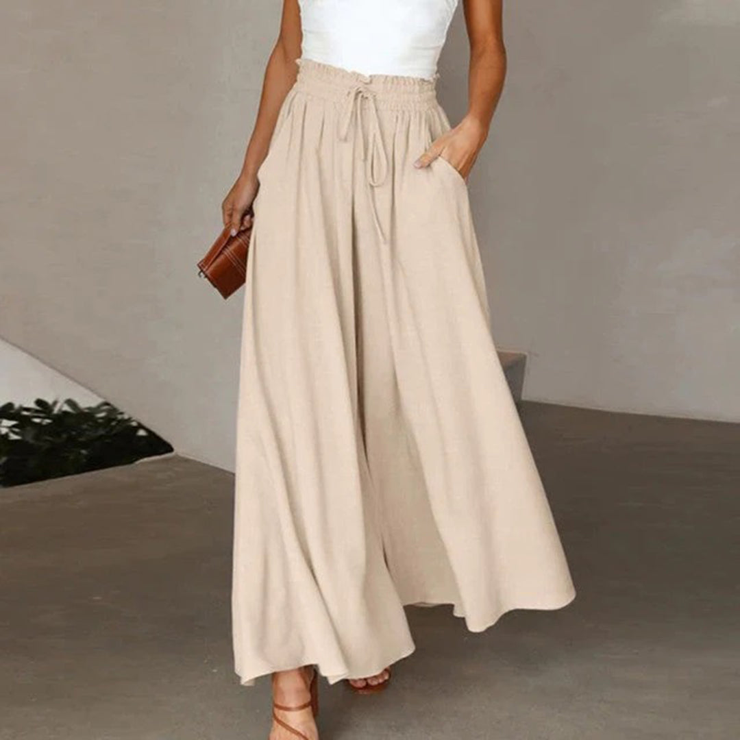 Womens Palazzo Pants High Waist Comfortable with Pockets