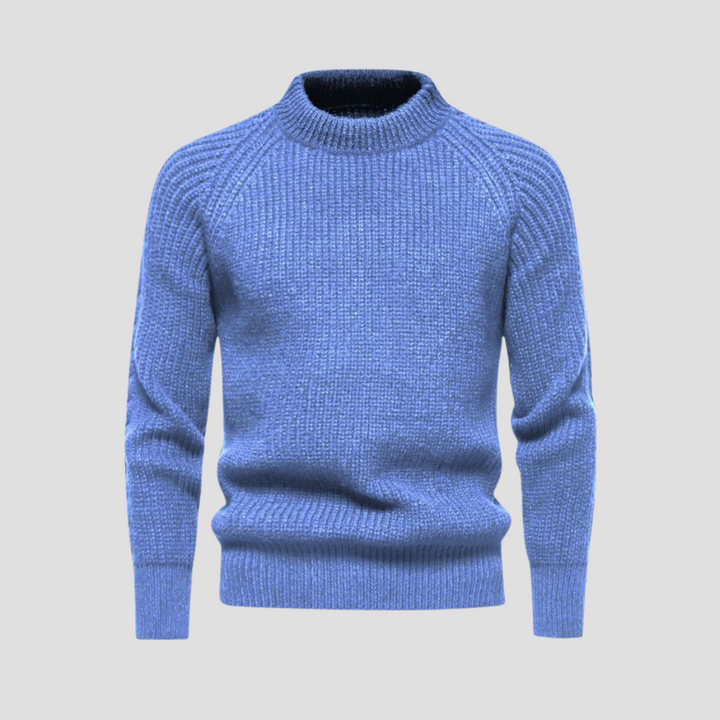 Mens Knit Sweater Textured Classic Fit