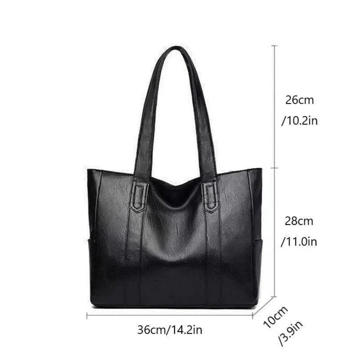 Womens Leather Shoulder Handbag Vintage Classic Practical Design