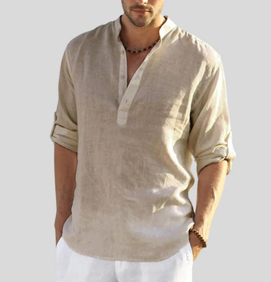Mens Linen Shirt Relaxed Fit