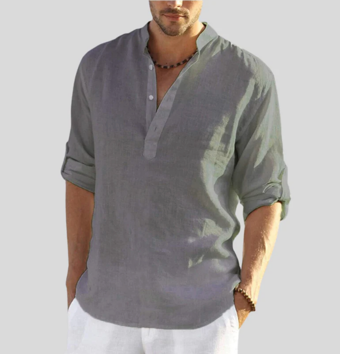 Mens Linen Shirt Relaxed Fit