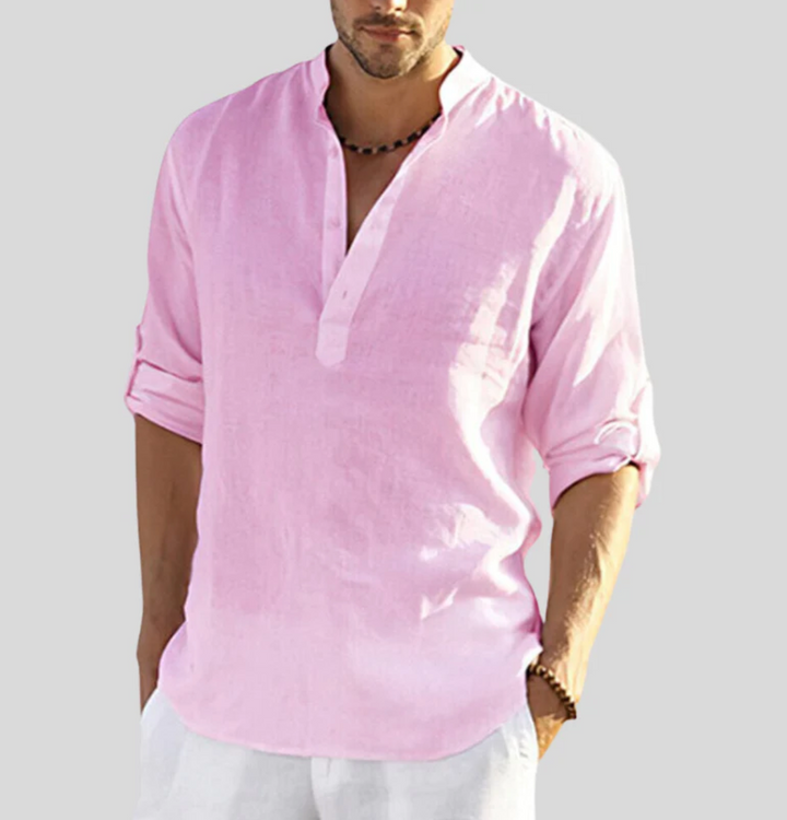 Mens Linen Shirt Relaxed Fit