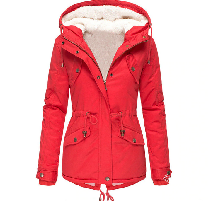 Womens Cozy Autumn Winter Jacket Insulated Warm Fit