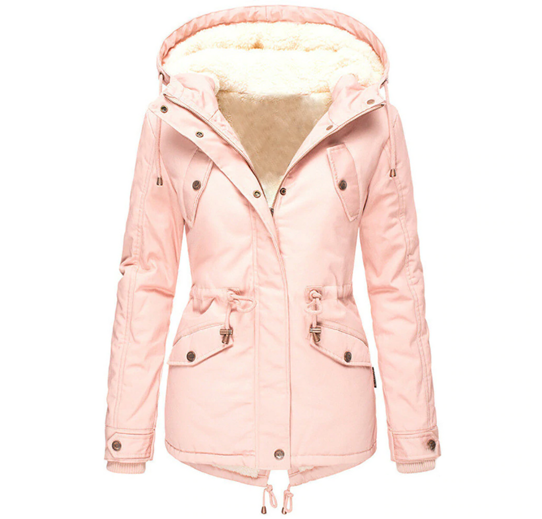 Womens Cozy Autumn Winter Jacket Insulated Warm Fit