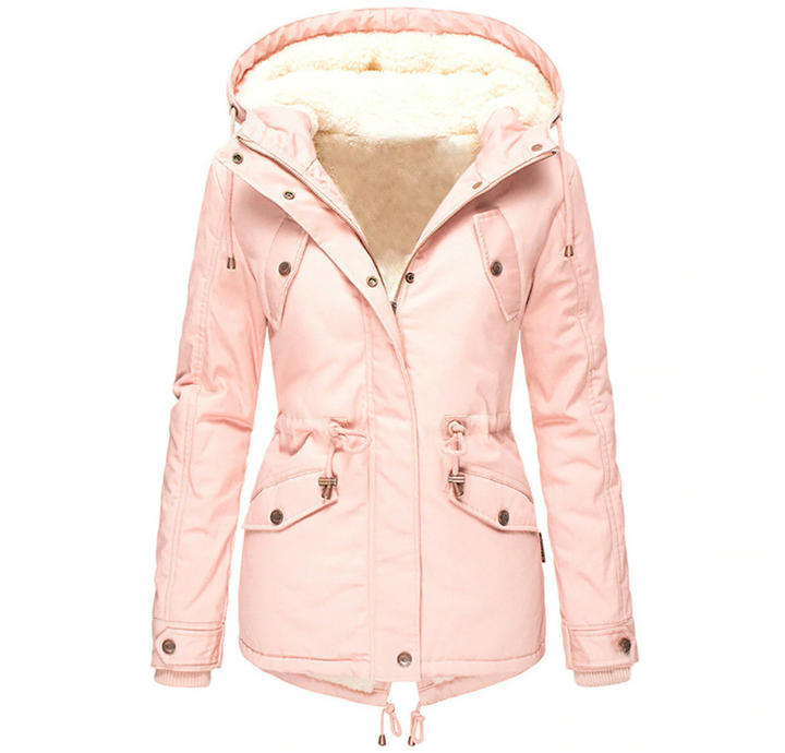 Womens Cozy Autumn Winter Jacket Insulated Warm Fit