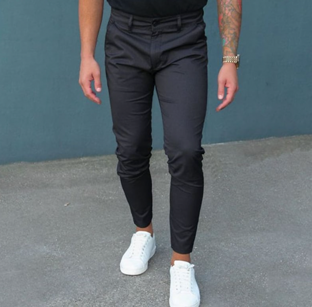 Mens Trousers Comfortable Stylish Fit - BritishMode