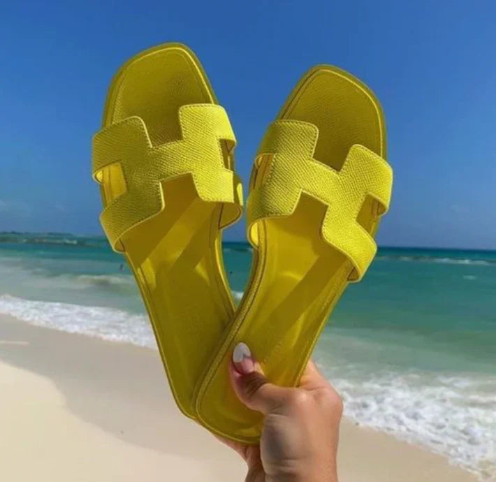Womens Sandals Modern H-Design Slip-On