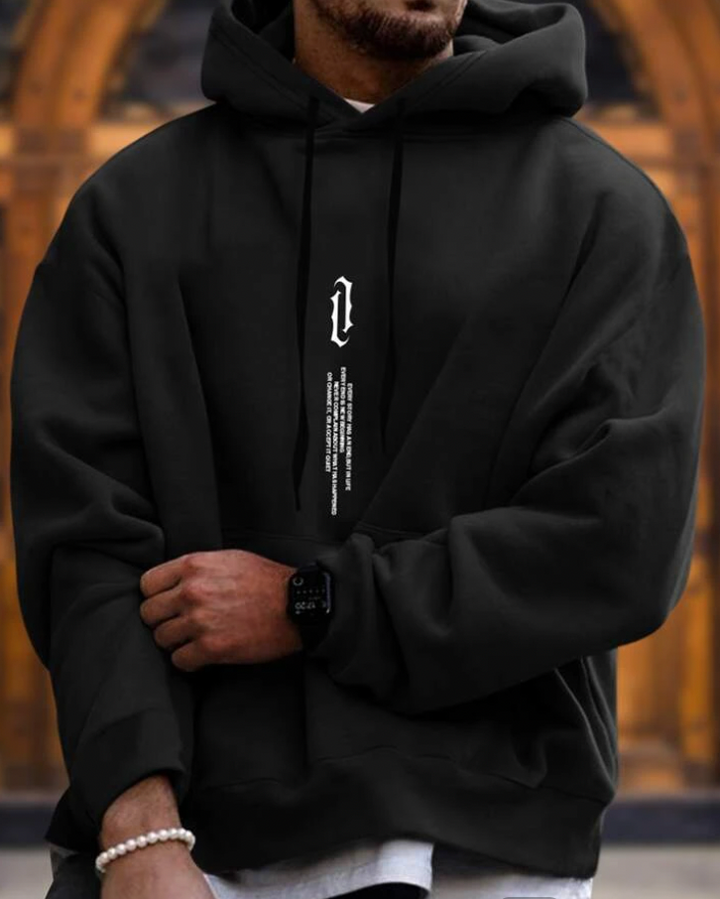 Unisex Hoodie Cotton Blend Relaxed Fit Comfortable - BritishMode
