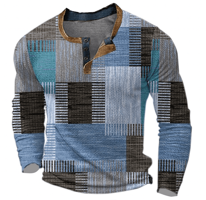 Mens Wool Blend Sweater Crewneck Warm Fit