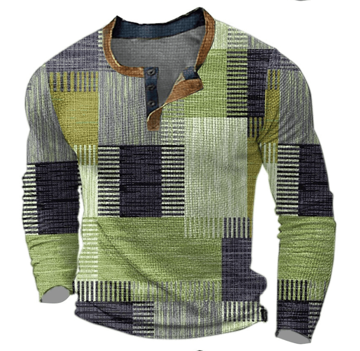 Mens Wool Blend Sweater Crewneck Warm Fit