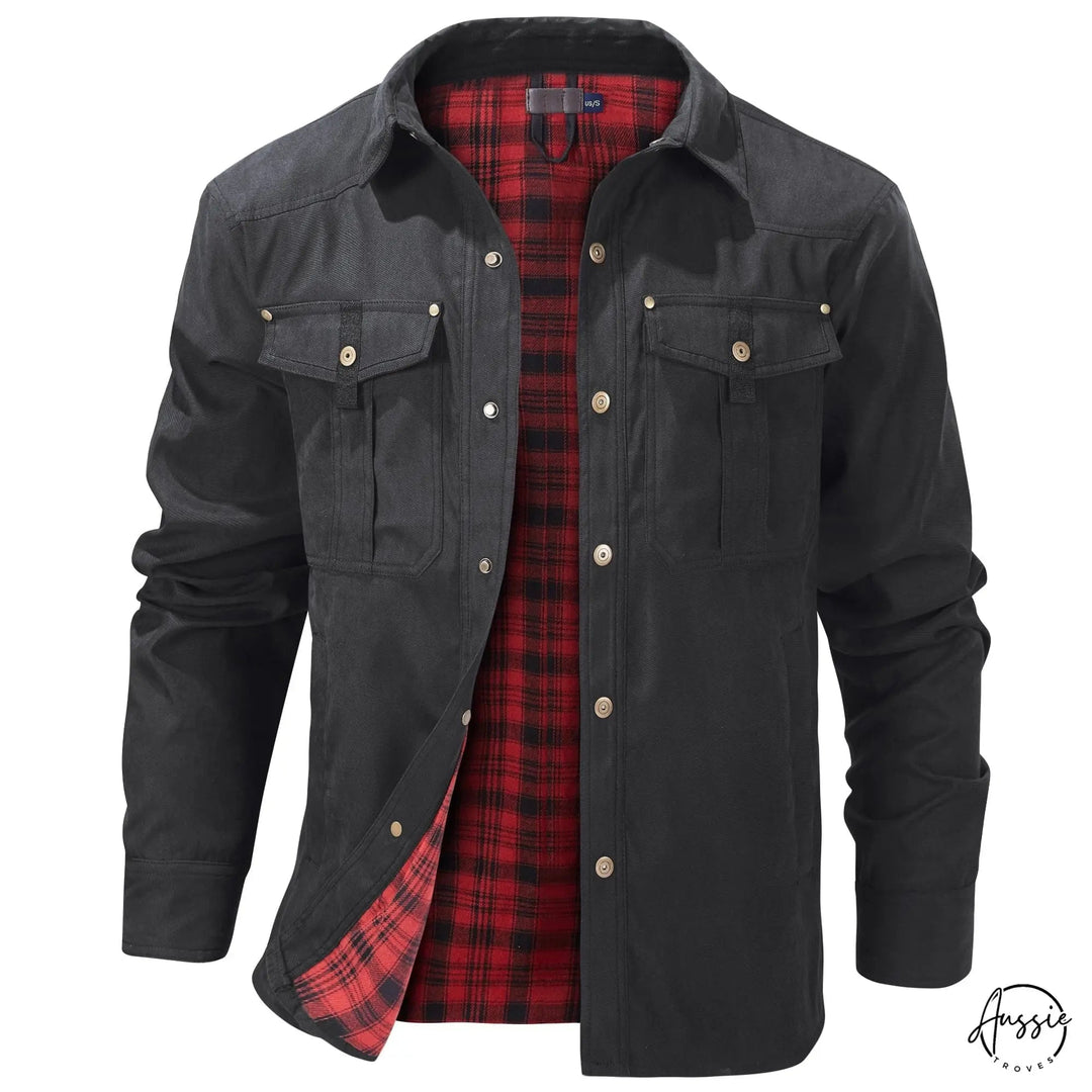 Mens Rover Jacket with Flannel Lining - BritishMode