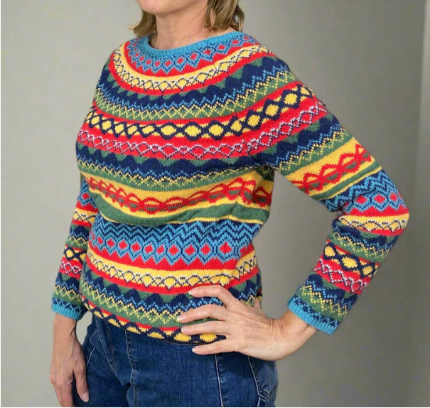 Womens Crew Neck Sweater Soft Knit - BritishMode