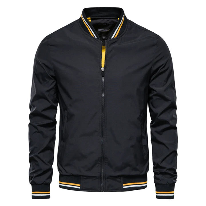 Mens Bomber Jacket UrbanFlex Sleek Comfortable Fit