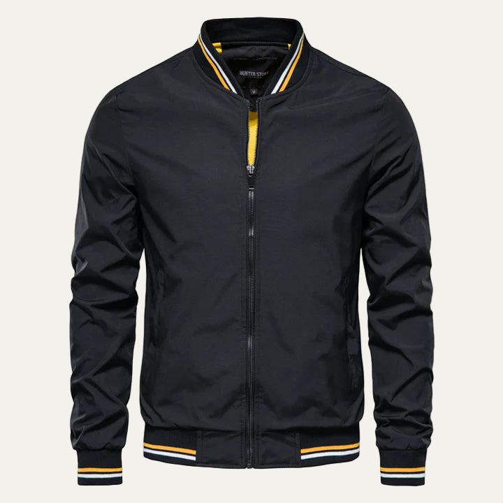 Mens Bomber Jacket Slim Fit Lightweight Material