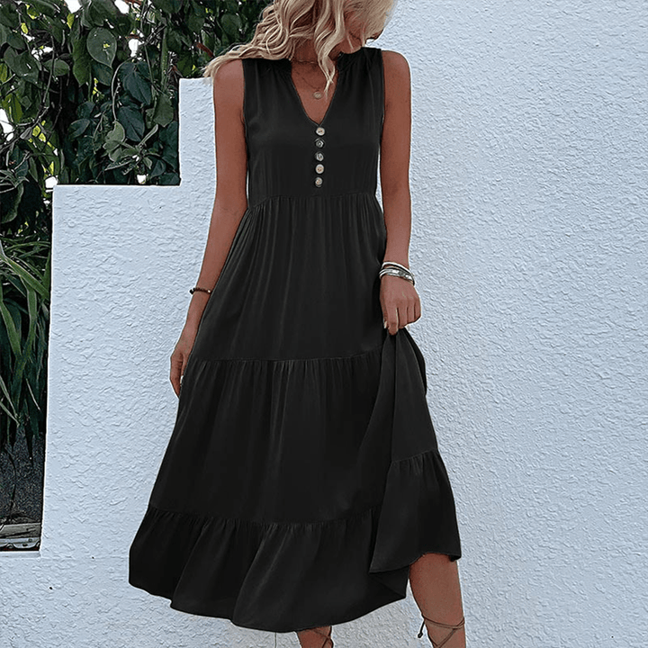 Womens Midi Dress Casual Chic Style
