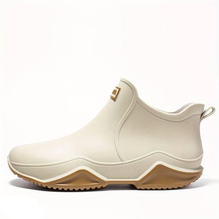 Womens Waterproof Ankle Boots Rubber Orthopedic Comfort Support - BritishMode