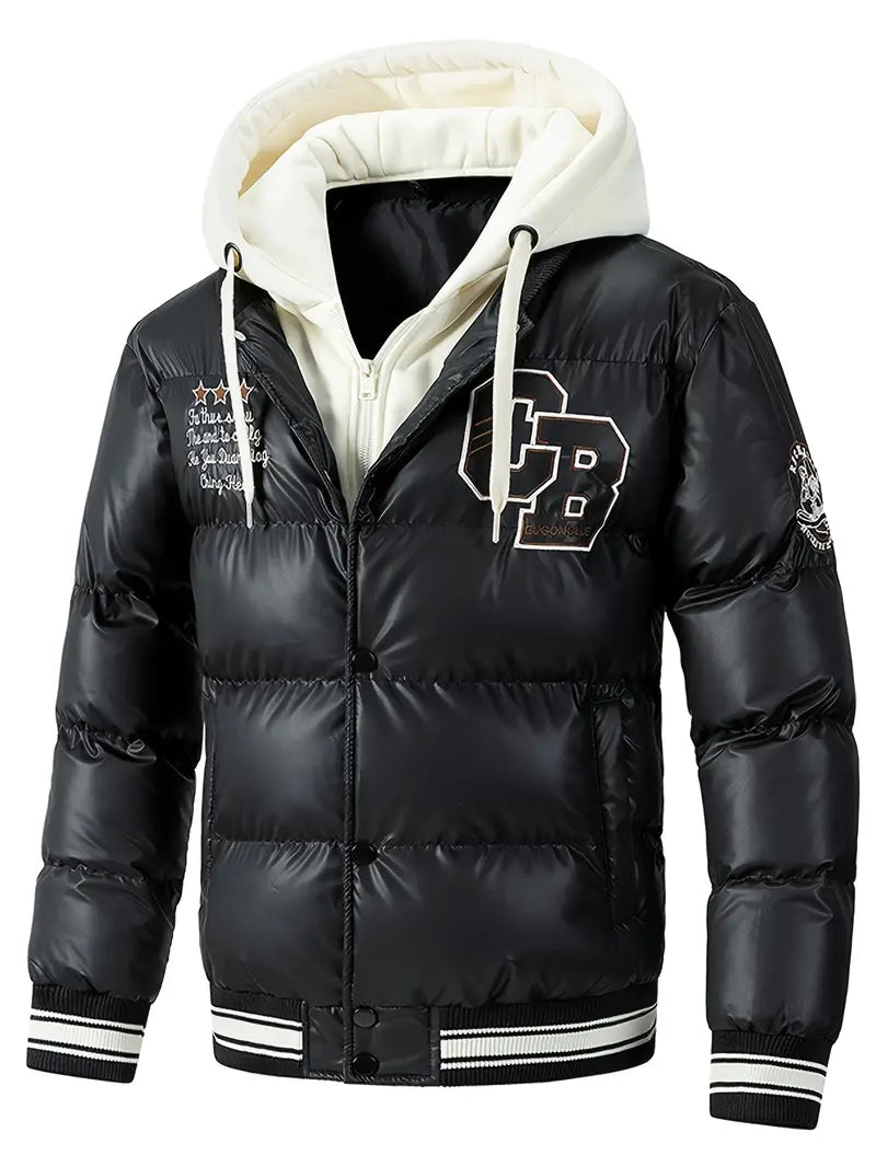 Mens Casual Hooded Jacket Lightweight Relaxed Fit