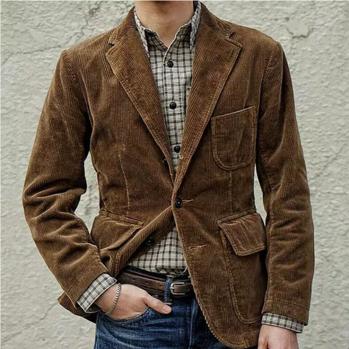 Womens Blazer Coat Polyester Blend Notch Lapel Structured Fit