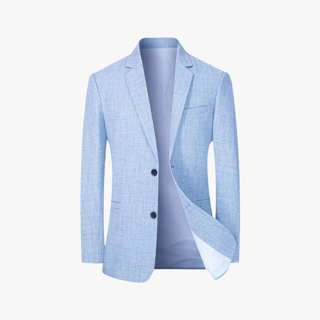 Mens Blazer Jacket Breathable Blend Sleek Fit