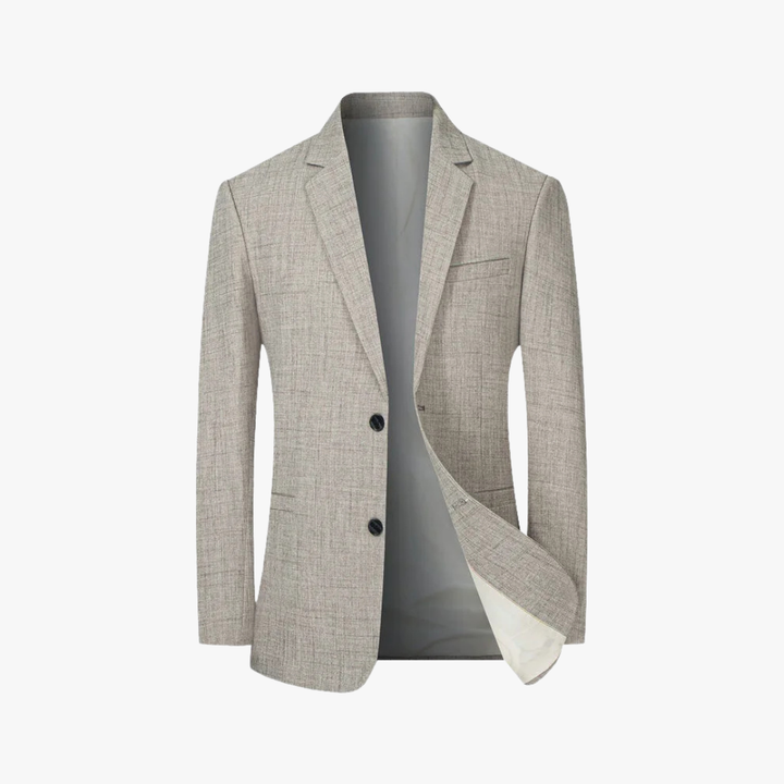 Mens Blazer Jacket Breathable Blend Sleek Fit