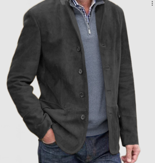 Womens Blazer Jacket Structured Fit Warm Layering - BritishMode