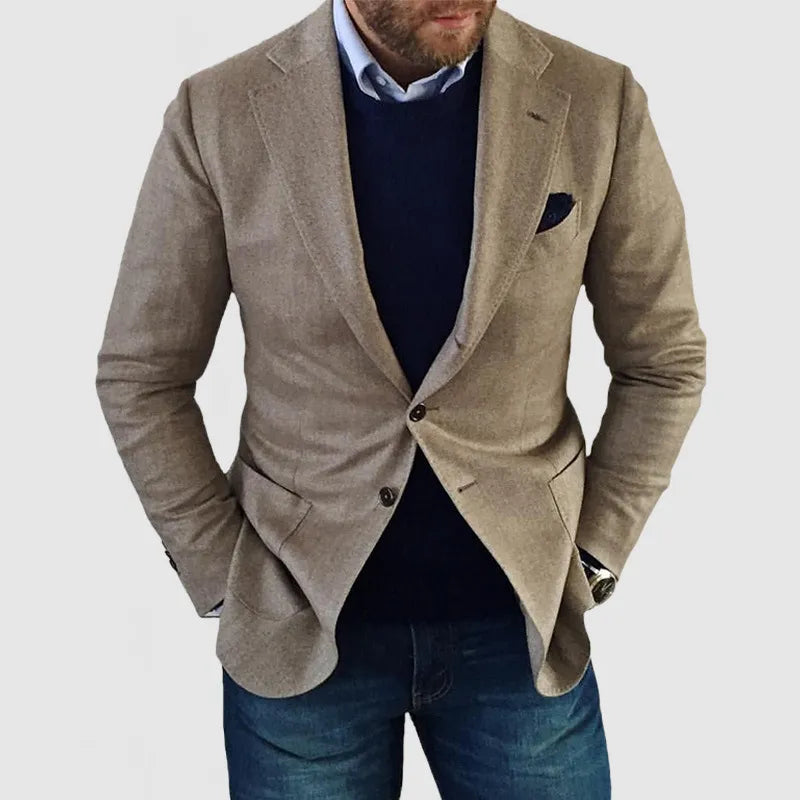 Womens Blazer Structured Front Smooth Fit