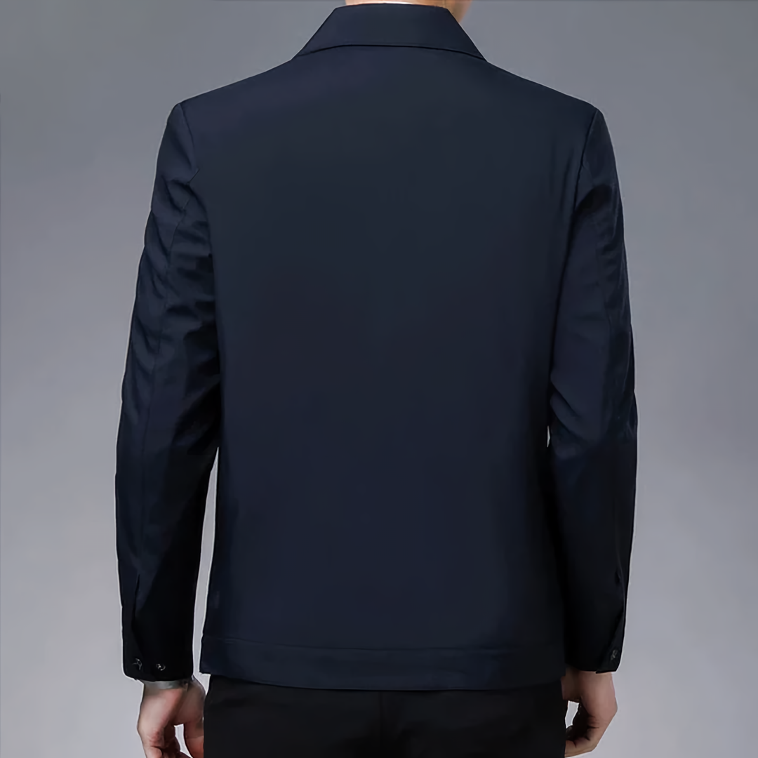 Unisex Blend Jacket Relaxed Fit Structured Seams