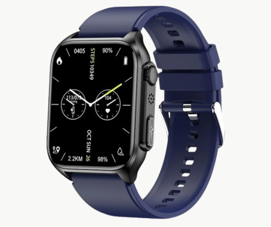 Unisex Fitness Smartwatch with Glucose Monitoring for Diabetes