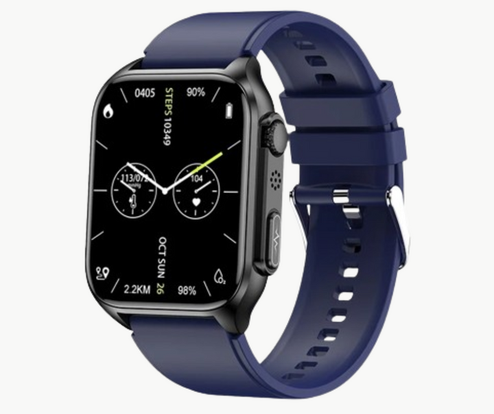 Unisex Fitness Smartwatch with Glucose Monitoring for Diabetes