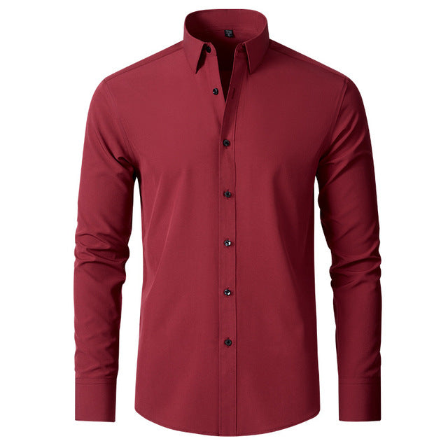 Womens Blouse Polyester Blend Elastic Panels Flexible Fit