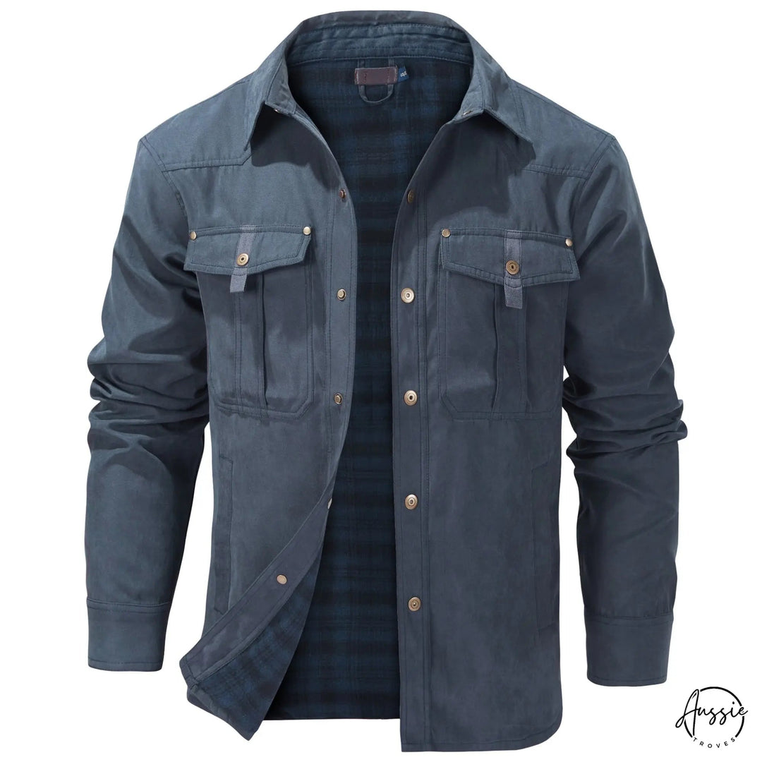 Mens Rover Jacket with Flannel Lining