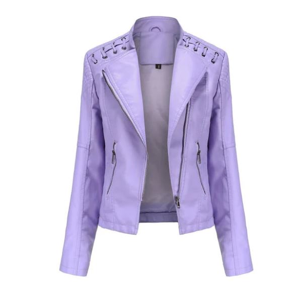 Mens Leather Jacket Lambskin Slim Fit