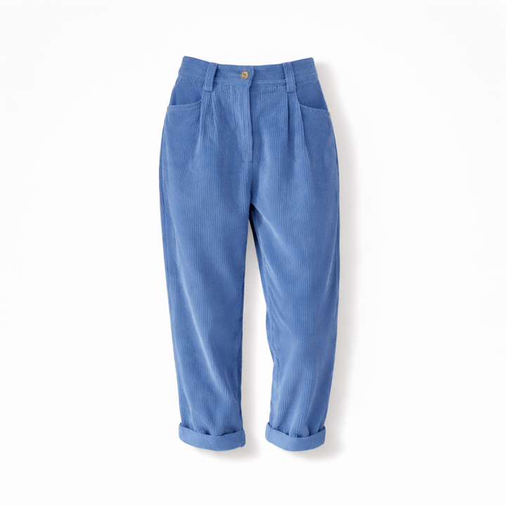 Womens Corduroy Trousers Relaxed Fit