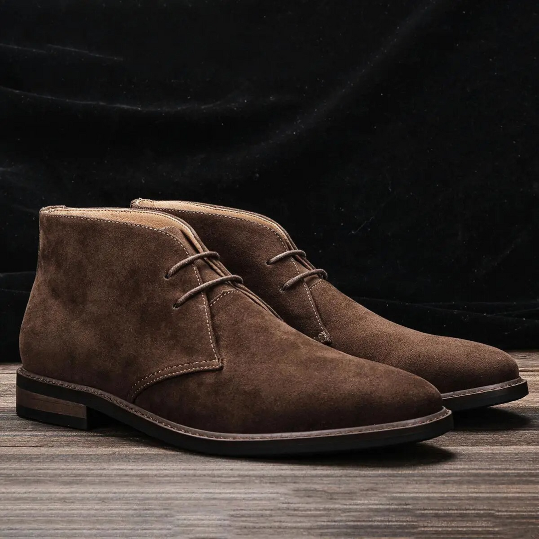 Mens Chukka Boots Durable Blend Ankle Cut - BritishMode