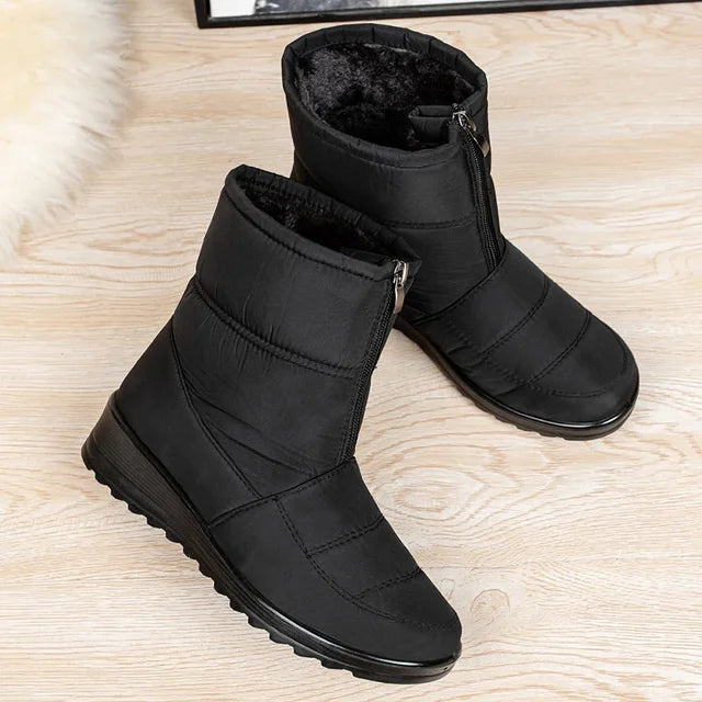 Womens Waterproof Snow Boots Insulated Winter