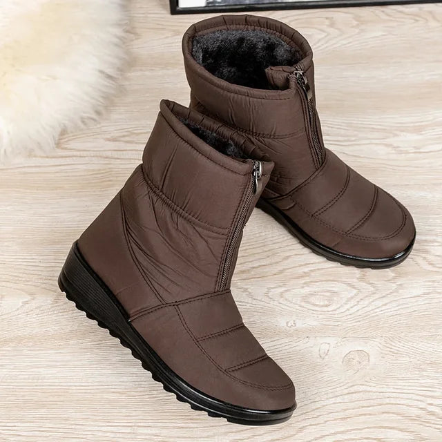Womens Waterproof Snow Boots Insulated Winter