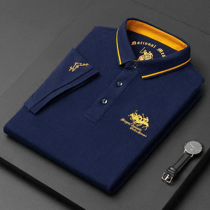 Mens Polo Shirt Cotton Classic Fit Smart Casual