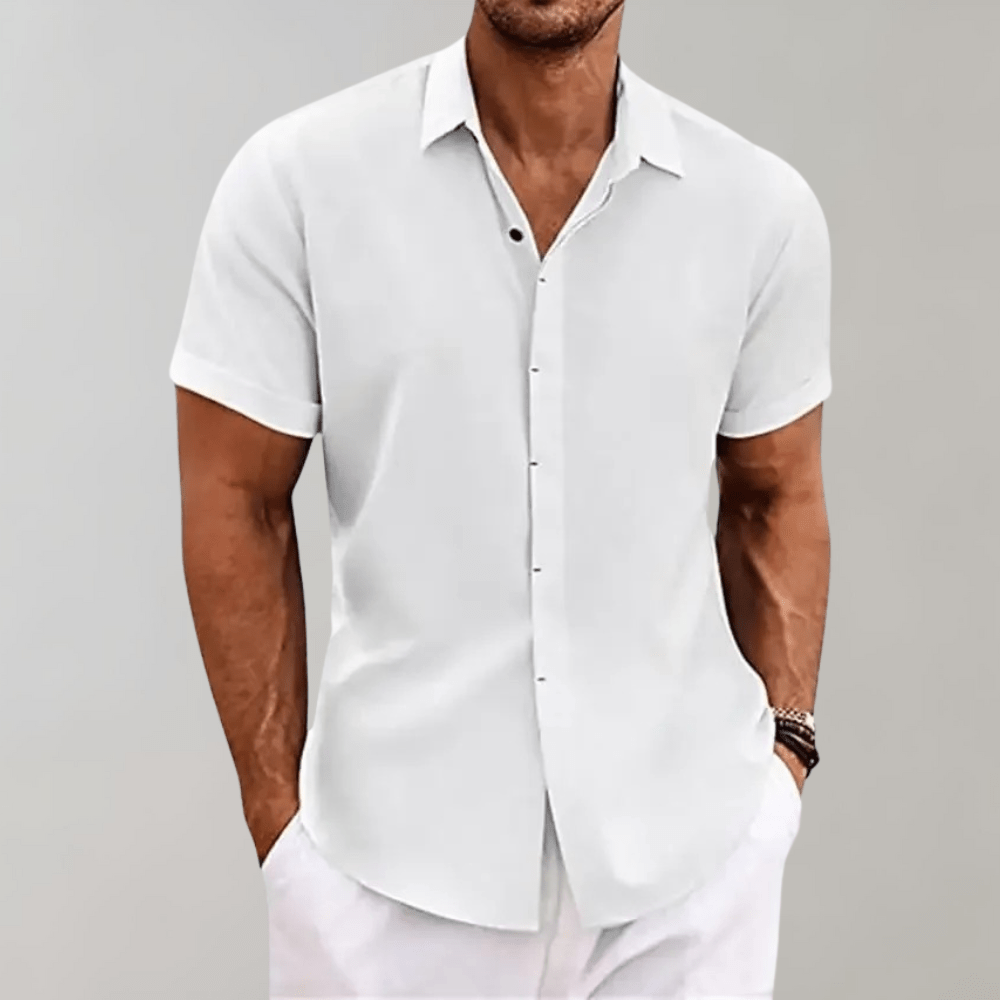 Mens Polo Shirt Classic Fit Breathable Summer Wear