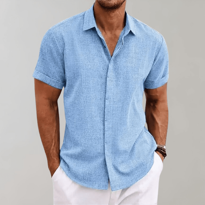 Mens Polo Shirt Classic Fit Breathable Summer Wear